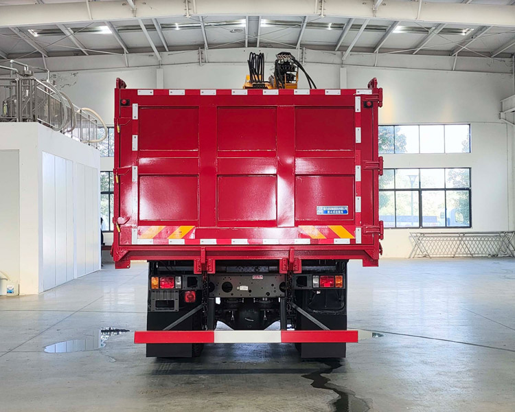 重汽王牌提升桥抓斗车