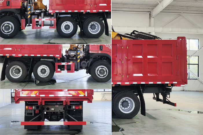 重汽王牌提升桥抓斗车